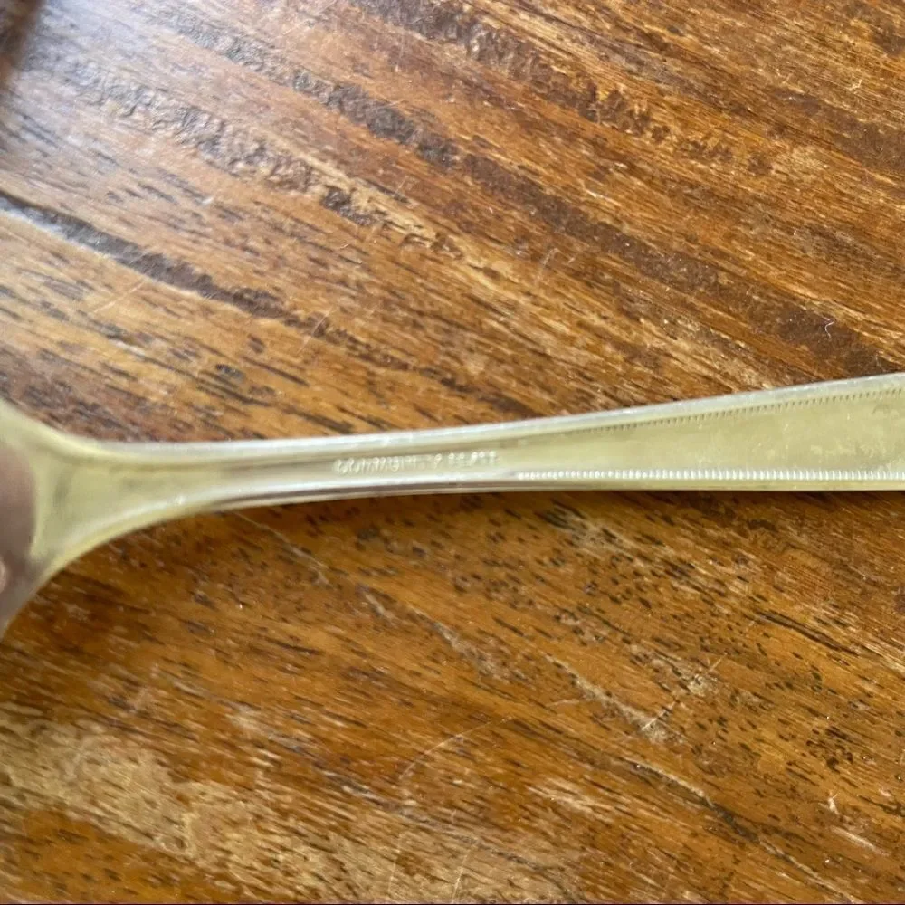 Antique 1921 Oneida Community Plate Grosvenor Salad Forks Set of 4 With Monogram